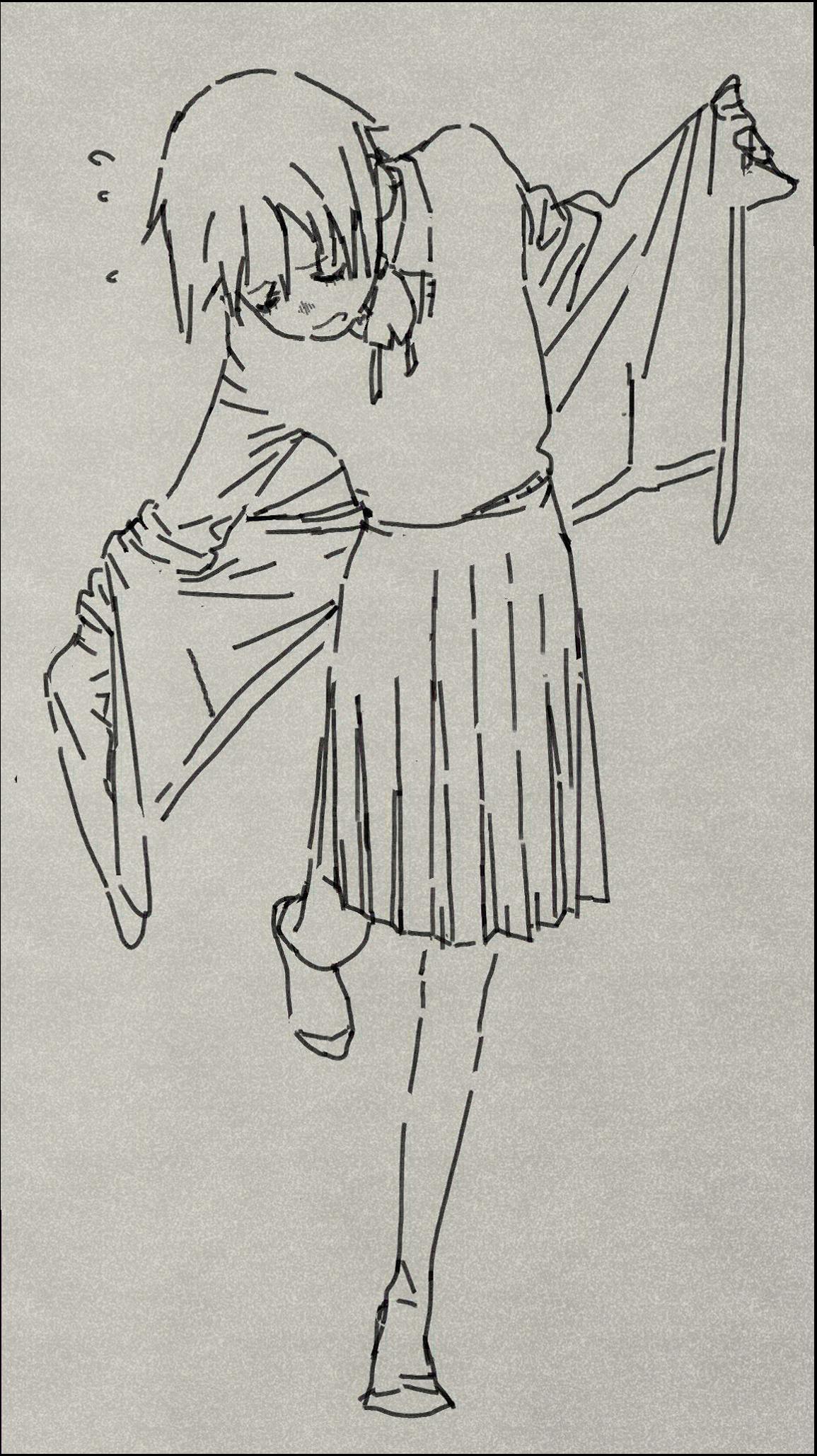 a painting of a man with a bird on his head