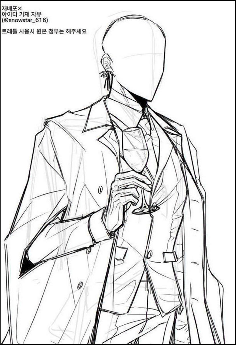 a painting of a man in a suit