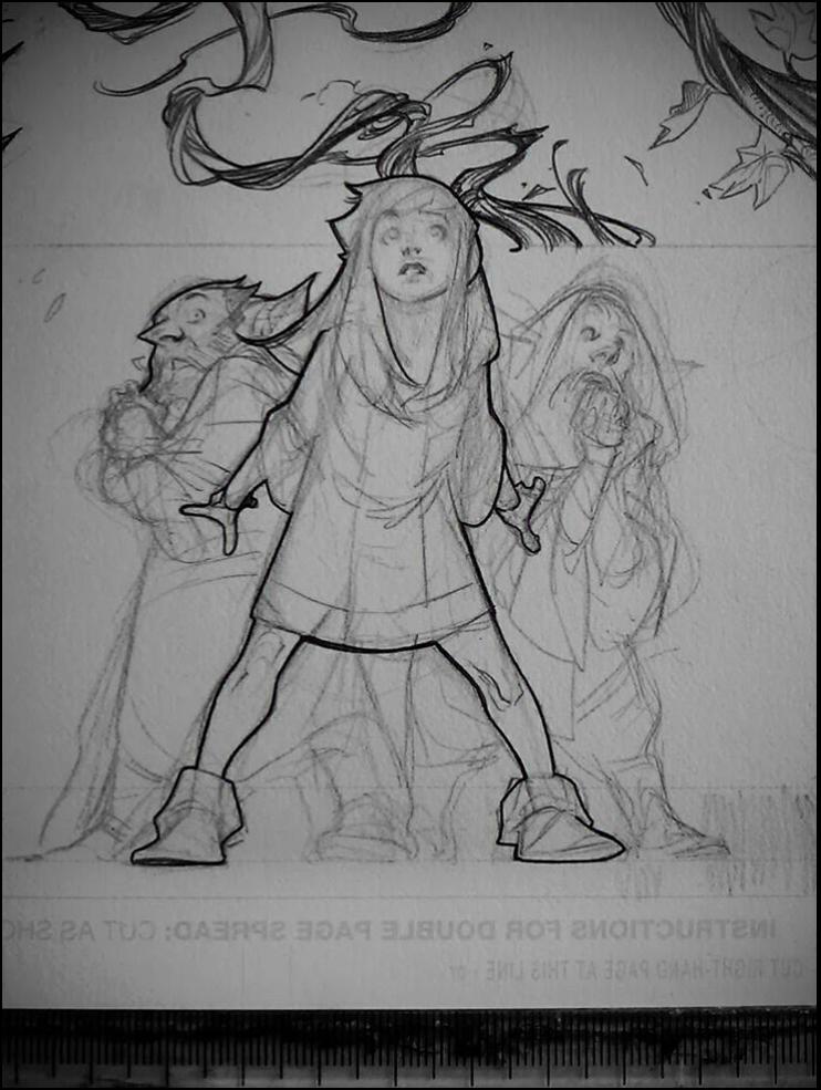 a painting of a painting of a man on a horse