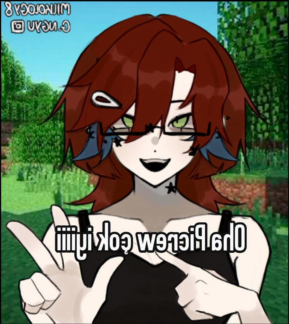 a painting of a woman with a cat on her head