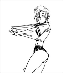 a painting of a man in a suit