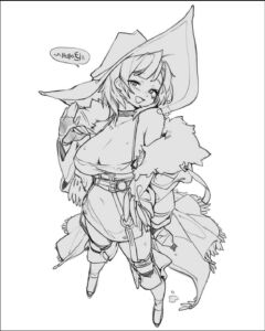 a painting of a woman holding a flower