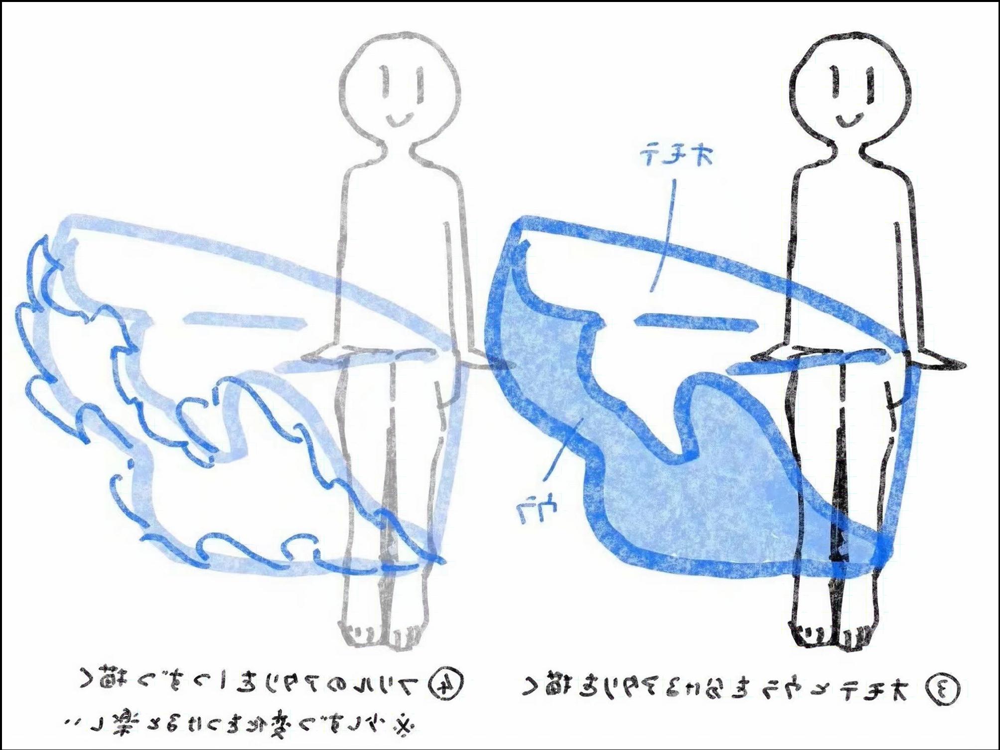 a painting of a man with a bottle of water