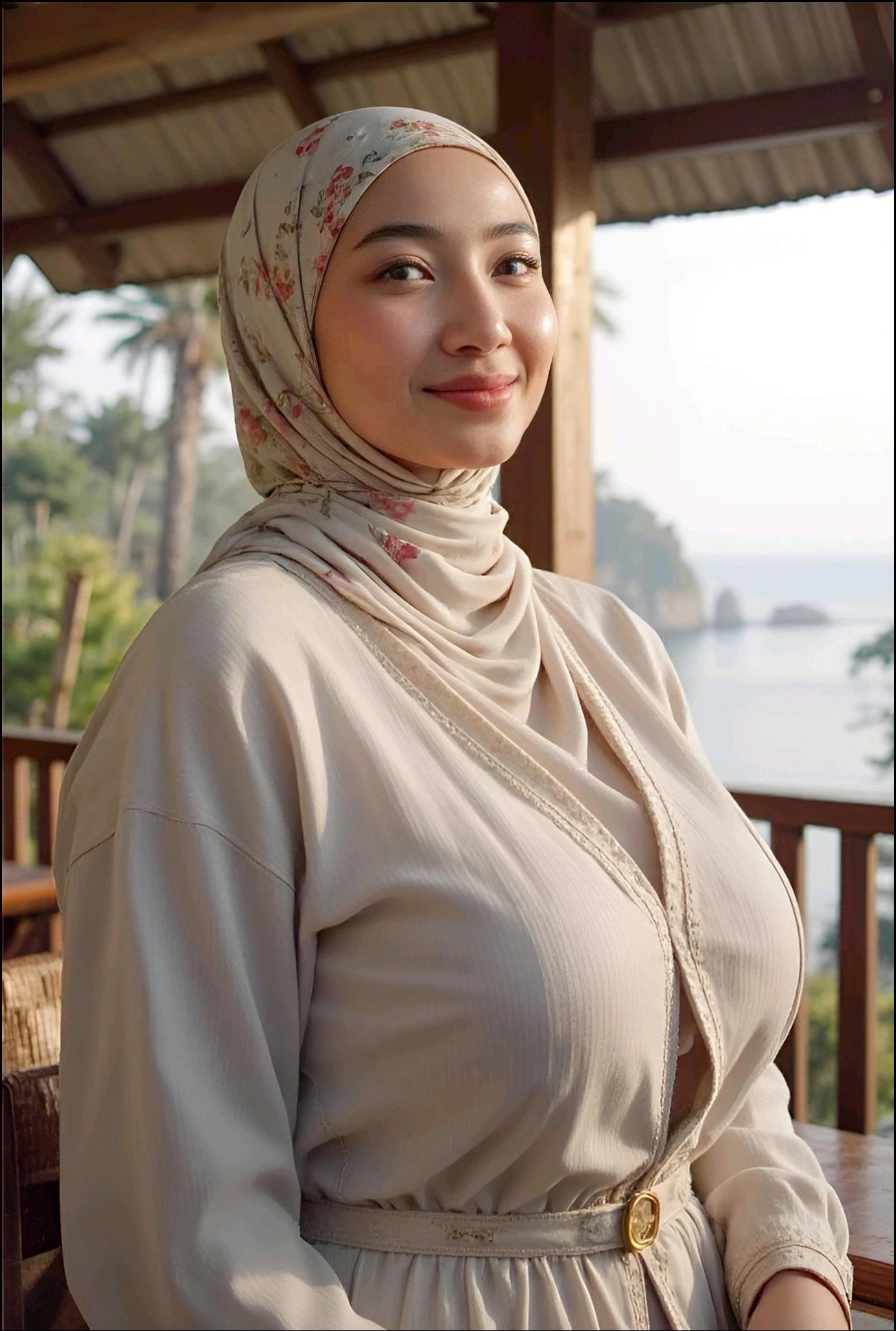 a woman in a white dress standing by a fence