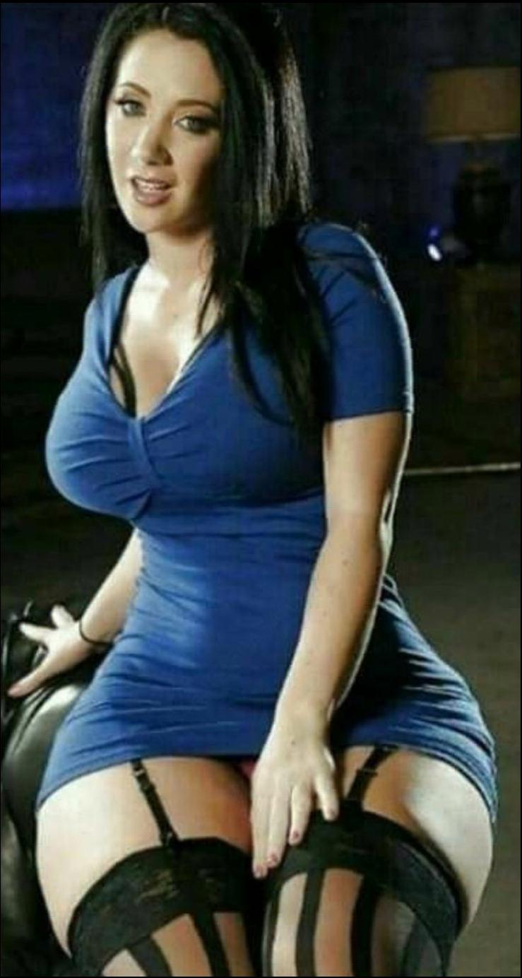 a woman in a red dress and a black and white tank top