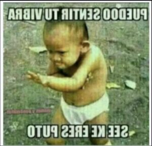 a young boy is holding a paper towel