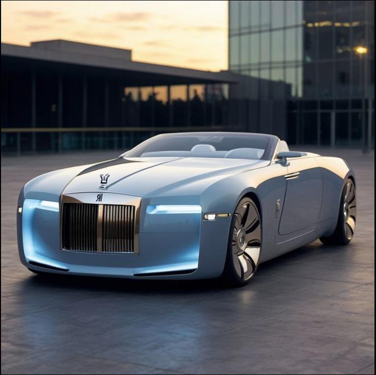 a car is parked in a parking lot