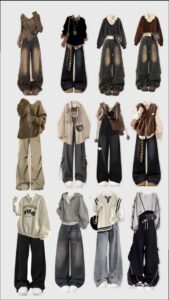 a collage of photos of people wearing different types of ties