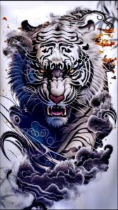 a stuffed bear with a cartoon face on it