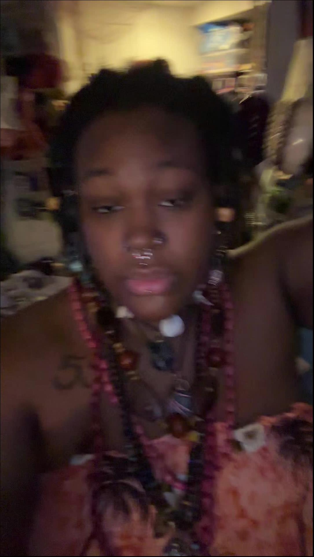 a woman is talking on a cell phone